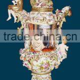 Floral Design Ceramic Whorl Prize Cup, Spring Spirit Blue Prize Cup thumbnail-6