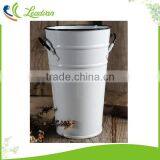 Artificial Flowers Small Garden White Metal Flower Pots thumbnail-3