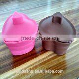 2015 Portable Heat Resistance Silicone Folding Cup Silicone Heart Shape Cup thumbnail-1