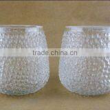 Pocking Mark Glass Candle Holder thumbnail-1