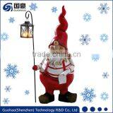 Gnome for Garden Decor, Christmas Gnome Lanterns, Gnome Statues for Christmas Decor thumbnail-1