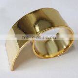 Gold Plated Shiny Napkin Ring for Wedding thumbnail-1