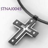 Decorative Jewelry Mens Cross Stainless Steel Pendant thumbnail-2