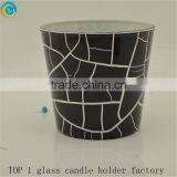 Embossed Round Glass Vase Wedding Decorations for Sale