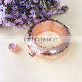 Stainless Steel Rose Gold Bracelet Flask thumbnail-1