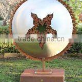 Outdoor Decoration Modern High Polishing Stainless Garden Sculpture thumbnail-2