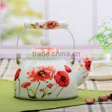 Tea Set 2.5 L Ceramic Teapot With Flower Design TeaPot Wholesale thumbnail-1