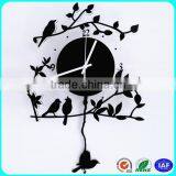 DIY BLack Wall Clocks Square Shape Wall Clock For Home Decoration thumbnail-5