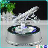 Crystal Airplane Model With Led Base thumbnail-1