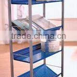3 Tier Metal Book Shelf/magazine Rack/ Sheet Metal Storage Rack thumbnail-4