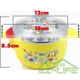 Creative Baby Dinnerware 500ML Stainless Steel Kids Food Thermal Sockproof Feeding Bowls thumbnail-3