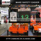 Compact Radar Speed Trailer Traffic Flashing Radar Speed Limit LED Signs thumbnail-3