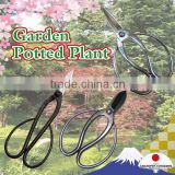 Traditional lightweight Japanese scissors for gardening made by craftsman