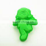 11179 Sweet Girl Shape Cake Decoration Fondant Silicone Mold thumbnail-2