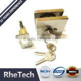 Square Cover ss Latch Adjustable Sliding Double Exterior Door Deadbolt Lock thumbnail-1