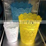 Plastic Round Hollow Out Garbage Bin Series thumbnail-2