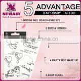 Latest Arrival Attractive Style Pretty Interesting Funny Tattoo Sticker thumbnail-5