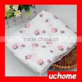 UCHOME The Newest 2016 Soft And Fashion Organic Cotton Baby Blanket Muslin Swaddle thumbnail-4