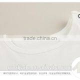 Wholesale Soft Cotton 0-2years Infant Toddler Shirts Long Sleeve White T-shirt thumbnail-3