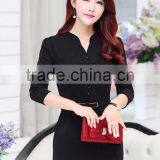 2016 Customized Manufactorying Fashionable Custom Fit Middle-aged Ladies Dress thumbnail-2
