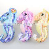 Light Colorful New Design Playing Sea Horse Plush Toy With Sand thumbnail-4
