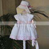 Lovely Flower Baby Cotton Princess Dress Embroidered thumbnail-1