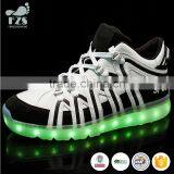 HFJH-18 Wholesale PU Low MOQ Led Sports Men Shoes thumbnail-6