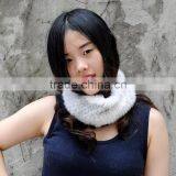 CX-E-29E Hand Knitted Real Mink Fur Neck Warmer Fur Snood Hair Band thumbnail-4