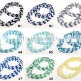 Top Quality Fashion New Design Hijab Infinity Chevron Knitted Silk Scarf thumbnail-2