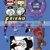 Custom Plastisol Good Washing CMYK Offset Printing Method Heat Transfer thumbnail-5