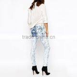 Skinny Fashion Tight Slim Ladies Jeans Top Design Wholesale thumbnail-2