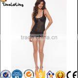 High Quality Hot Selling Women Dress Black Woman Sexy Transparent Lingerie Manufacture thumbnail-1