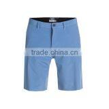 Blue Solid Color Cotton Polyester Casual Shorts for Men thumbnail-2