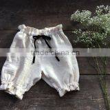 Baby Clothes OEM ODM Service Linen Fabric Garments Harem Pants Shorts thumbnail-2