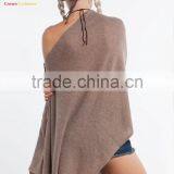 Lady Fashion Buttoms Cashmere Poncho/ Nepal Design Pashmina Shawl/ thumbnail-4