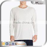 Men's Solid Color Blank Design Casual Long Sleeves Tshirt Tops thumbnail-1