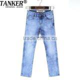Boys Acid Blue OEM/Wholesale HIGH-END100% Cotton Jeans Kids Fashion Denim Jean thumbnail-1