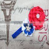 Good Quality Handmade Elastic Girl Toddler Headband For Independence Day Accessories thumbnail-3