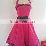 Pink 50s 60s Vintage Dancing Swing Jive Rockabilly Dress Petticoat Bridesmaid Dresses Cheap Dresses thumbnail-1