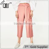 2017 Dongguan Wholesale OEM Casual Cropped Pants for Women