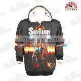 Custom Fleece Thermal Plain 100% Polyester Hoodies Thermal Fleece Hoodie thumbnail-1