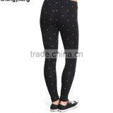 Wholesale Women Fitness Leggings Custom Fashion Polka Dot Printing Tight Leggings Guangzhou Supplier thumbnail-2