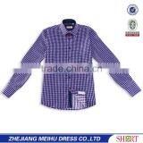 Office Wear Shirts for Men Fancy Plaid Fabric Korean Men Style Shirts thumbnail-4