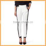 Women Contrast Colour Pencil Pants thumbnail-1