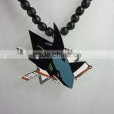 wholesale custom acrylic monogram necklace