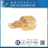 Made in Taiwan Brass M4 Knurled Head Diamond Thumb Screw thumbnail-5