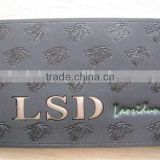 clothing brand leather patch labels for jeans