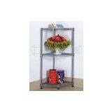 3 Tiers Steel Wire Corner Rack