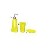 3pcs Bathroom Set - Soap Pump/Rinse Cup/Soap Dish thumbnail-2
