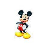 Attractive Humanoid Mickey Mouse Standee Display